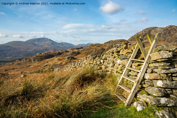 Rugged scenery near Croesor, Snowdonia Picture Board by Andrew Kearton