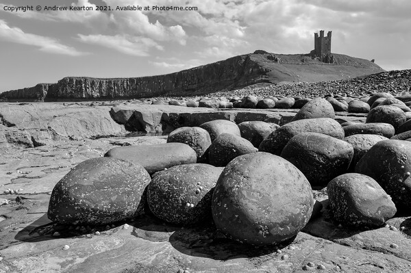 Dunstanburgh Castle, Northumberland Picture Board by Andrew Kearton