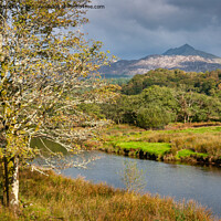 Buy canvas prints of Snowdonia landscape in autumn by Andrew Kearton