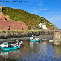 Buy canvas prints of Porthgain Harbour, Pembrokeshire, Wales by Andrew Kearton