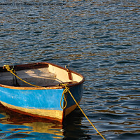 Buy canvas prints of Little row boat in Solva harbour, Pembrokeshire by Andrew Kearton