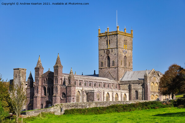 St David's Cathedral, Pembrokeshire, Wales Picture Board by Andrew Kearton