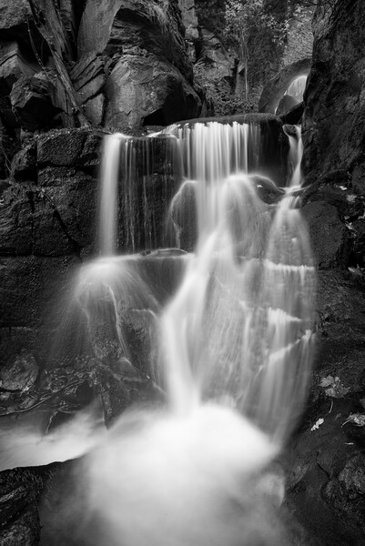 Lumsdale Falls, Matlock, Derbyshire Picture Board by Andrew Kearton