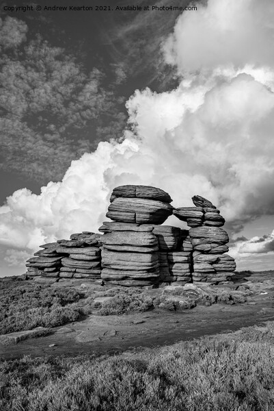The Wheelstones, Derwent Edge, Derbyshire Picture Board by Andrew Kearton