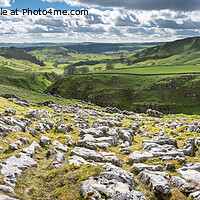 Buy canvas prints of Limestone pavement in the Peak District by Andrew Kearton