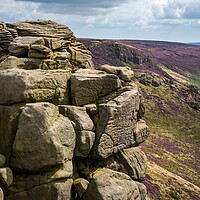 Buy canvas prints of Upper Tor, Kinder Scout, Derbyshire by Andrew Kearton