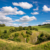 Buy canvas prints of White Peak countryside in summer by Andrew Kearton