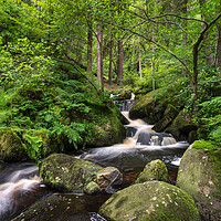 Buy canvas prints of Wyming Brook nature reserve, Sheffield, Yorkshire by Andrew Kearton