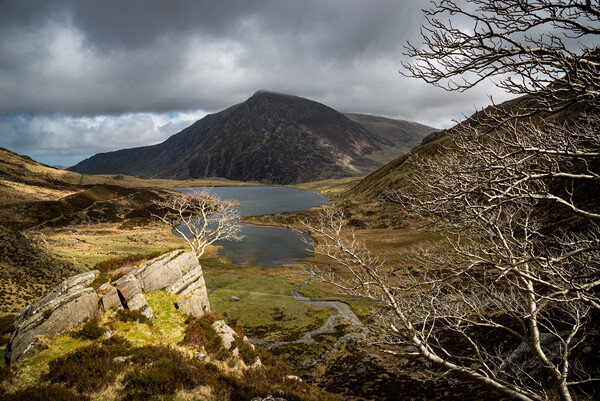 Dramatic scenery at Cwm Idwal, Snowdonia Picture Board by Andrew Kearton