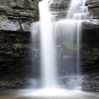 Buy canvas prints of  Gibson's Cave nr Bowlees in Teesdale by Martin Connolly