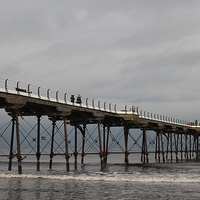 Buy canvas prints of  Saltburn Pier by Martin Connolly