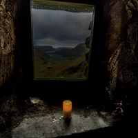 Buy canvas prints of  Light a candle in the window by John Malley