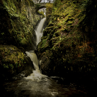Buy canvas prints of  Aira Force Waterfall by John Malley