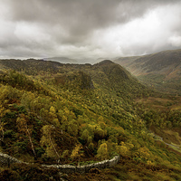 Buy canvas prints of  Autumn in Borrowdale by John Malley