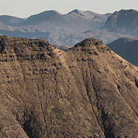 Buy canvas prints of The Horns of Ben Alligin by John Malley