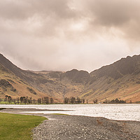 Buy canvas prints of Winters Morning Buttermere by John Malley