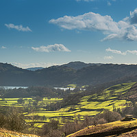 Buy canvas prints of The Vale of Grasmere by John Malley