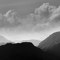 Buy canvas prints of Mountain Moods by John Malley