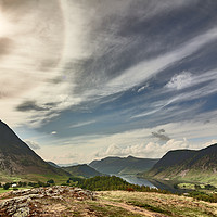 Buy canvas prints of A Buttermere Sun Halo by John Malley