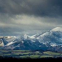 Buy canvas prints of The Derwent Fells by John Malley