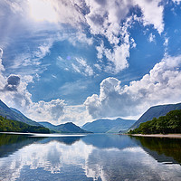 Buy canvas prints of Crummock Blues by John Malley