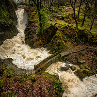 Buy canvas prints of The rain mainly falls in the Lake District by John Malley