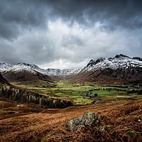 Buy canvas prints of Great Langdale  by John Malley