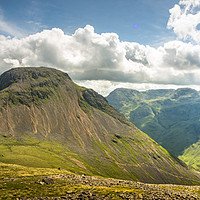 Buy canvas prints of Great Gable by John Malley