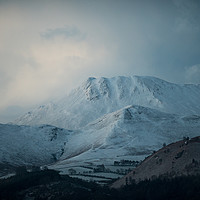 Buy canvas prints of Morning Light on Causey Pike by John Malley
