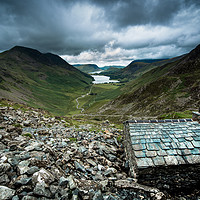 Buy canvas prints of Warnscale Mountain Bothy by John Malley