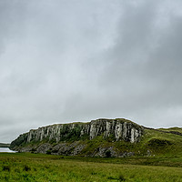 Buy canvas prints of Crag Lough on the Roman Wall by John Malley