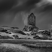 Buy canvas prints of Smailholm Castle by John Malley