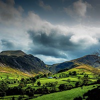 Buy canvas prints of The Newlands Valley by John Malley