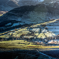 Buy canvas prints of Cold and Frosty in the Newlands Valley by John Malley