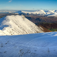 Buy canvas prints of Lake District Winter by John Malley