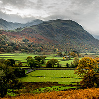 Buy canvas prints of Upper Borrowdale - Lake District by John Malley