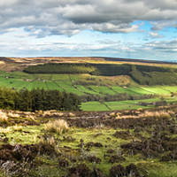 Buy canvas prints of Bransdale - North York Moors by John Malley