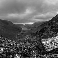 Buy canvas prints of The Warnscale Bothy by John Malley