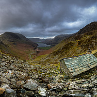 Buy canvas prints of The Warnscale Bothy by John Malley