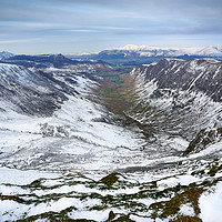Buy canvas prints of A Newlands Winter by John Malley