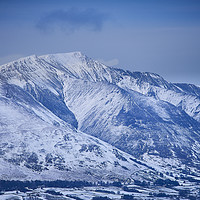 Buy canvas prints of A Winter's Blencathra by John Malley