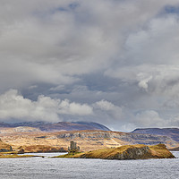 Buy canvas prints of Ardvreck Castle in  Assynt by John Malley