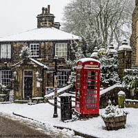 Buy canvas prints of Haworth in the Snow by David Oxtaby  ARPS