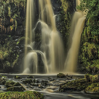 Buy canvas prints of  Waterfall at Bolton Abbey Yorkshire by David Oxtaby  ARPS
