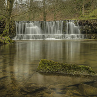 Buy canvas prints of  Scar House Waterfalls by David Oxtaby  ARPS
