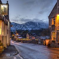 Buy canvas prints of  Christmas in Castleton by David Oxtaby  ARPS