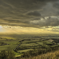 Buy canvas prints of  Sutton Bank at Dusk by David Oxtaby  ARPS