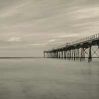 Buy canvas prints of Saltburn Pier by David Oxtaby  ARPS