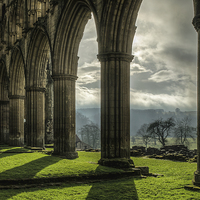 Buy canvas prints of Rievaulx Abbey North Yorkshire by David Oxtaby  ARPS