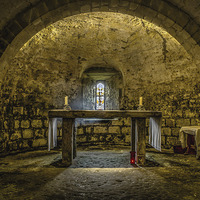 Buy canvas prints of  Lastingham Crypt by David Oxtaby  ARPS